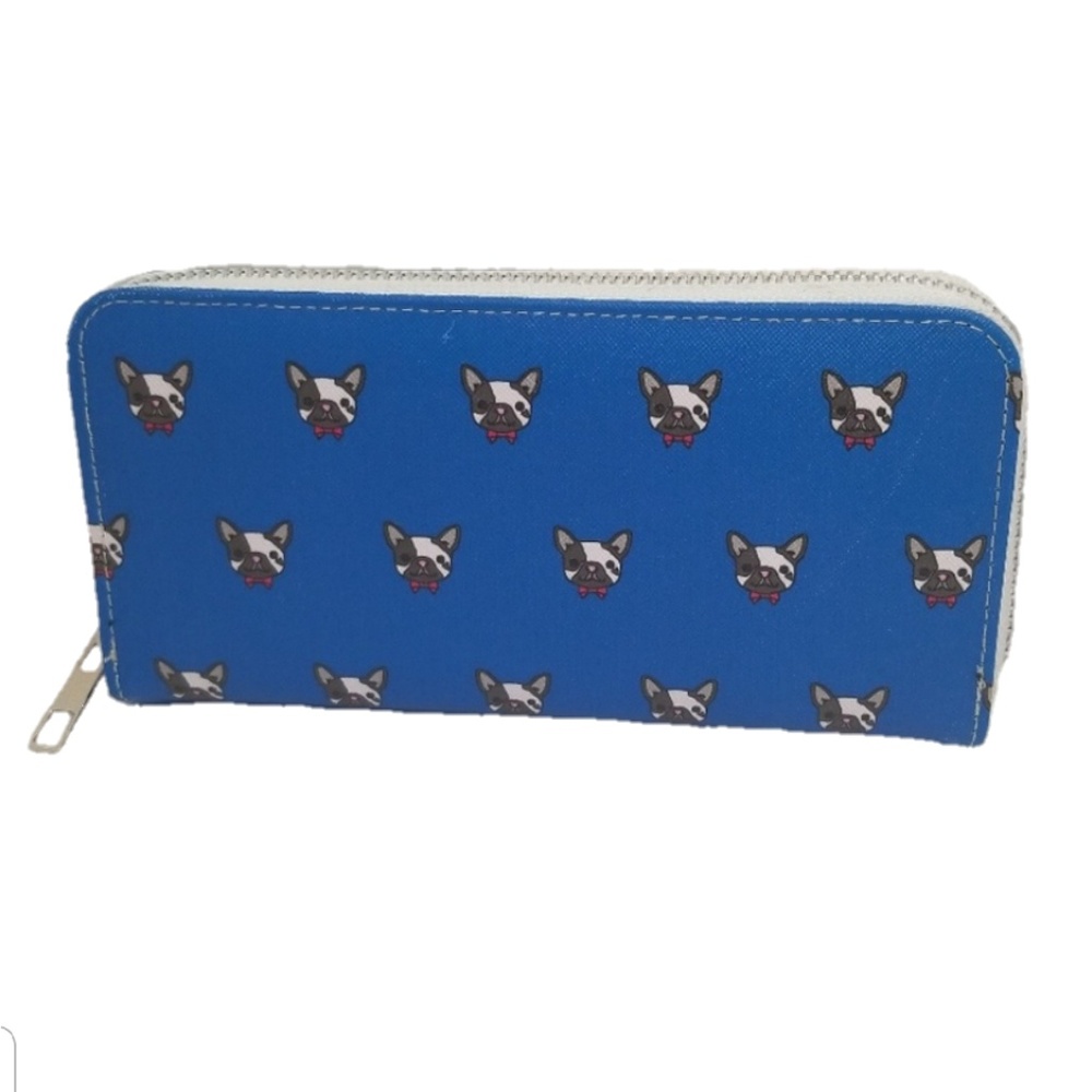 NWOT Chloe Alexis blue dog design zipper w…